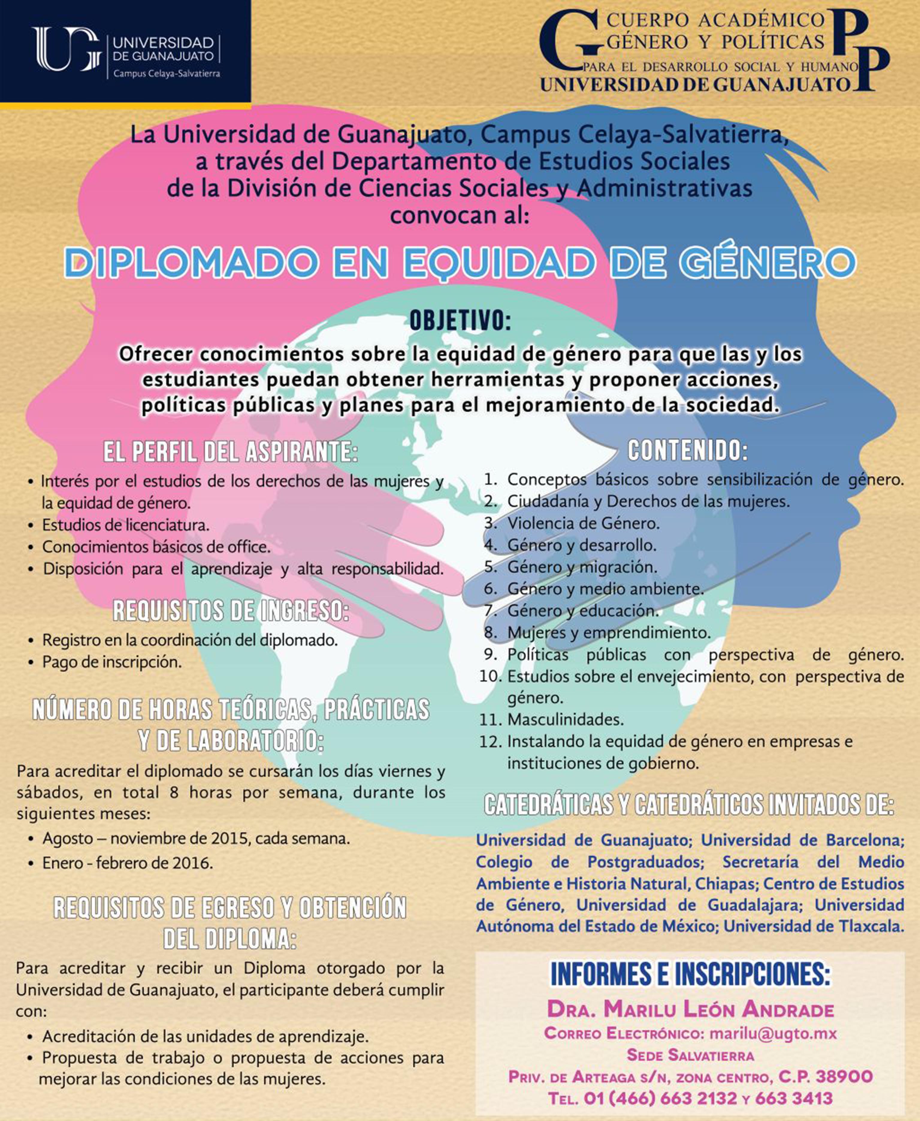 Organizan diplomado en equidad de género