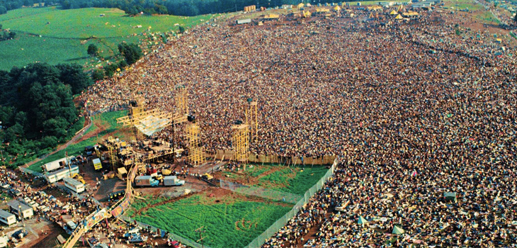 De lo previo a Woodstock y lo que siguió