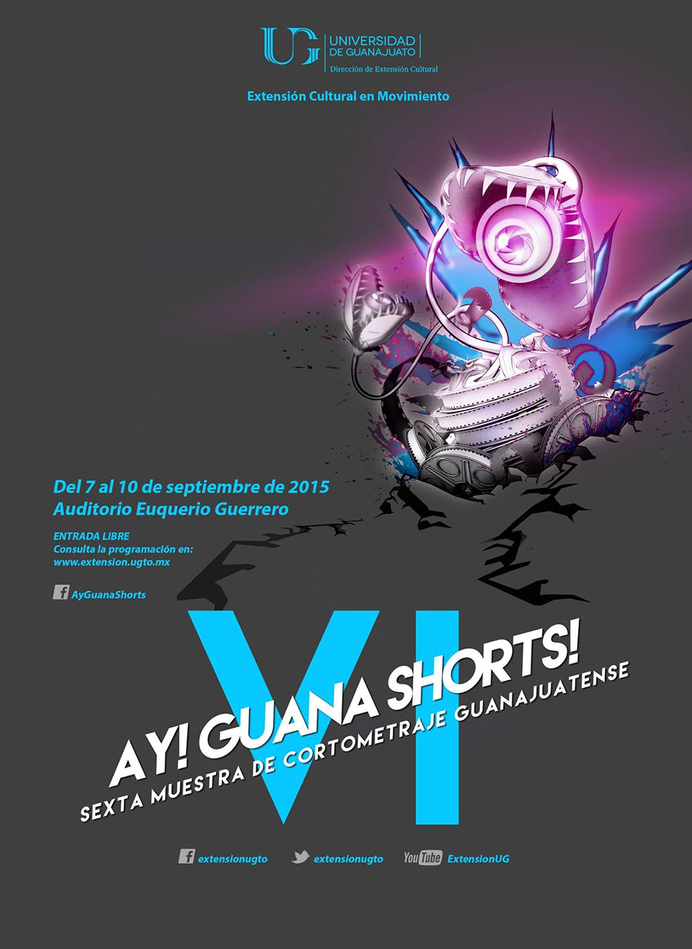 Ay! Guana Shorts! exhibe el talento de los cineastas guanajuatenses en la UG
