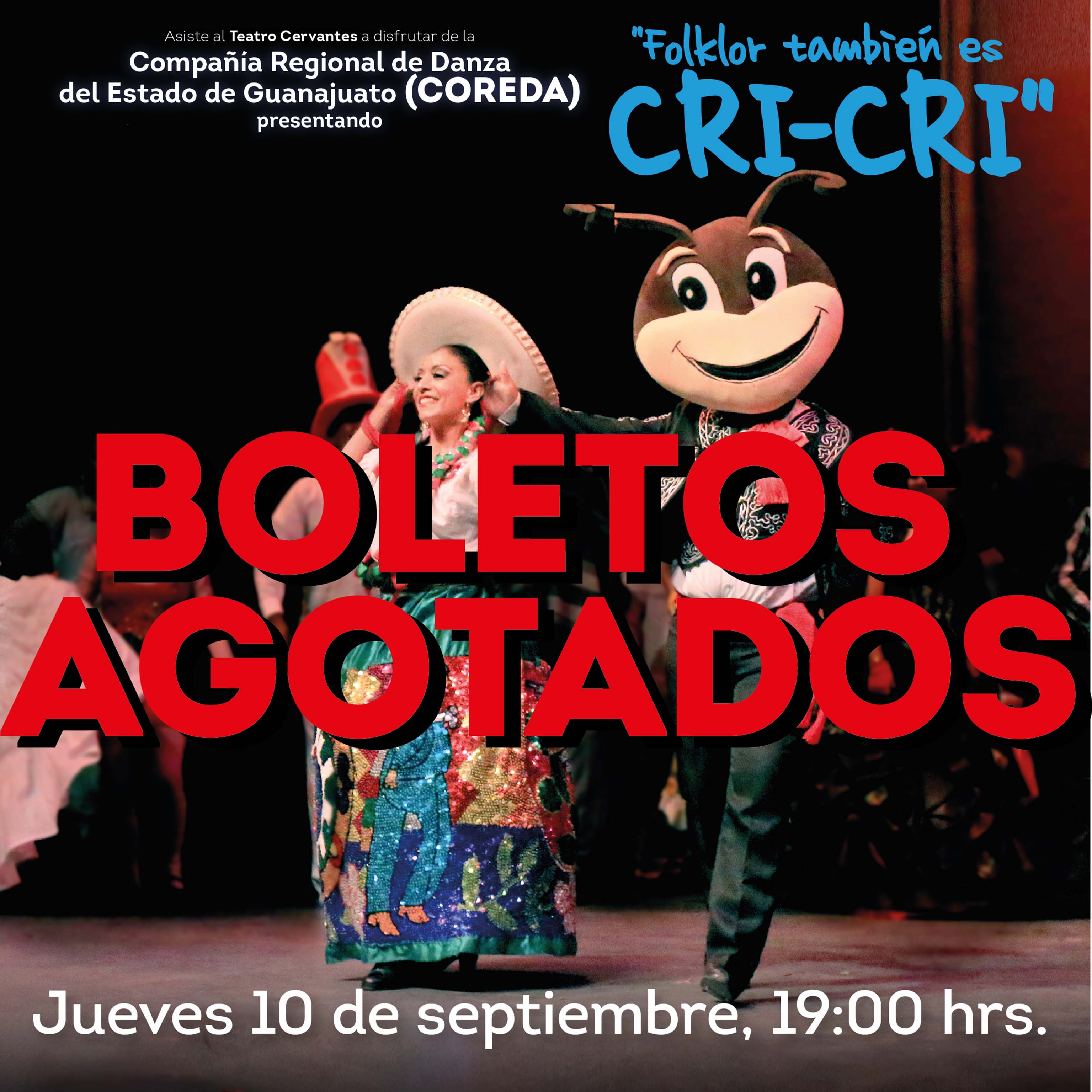Por segunda ocasión se agotan los boletos para «Folklor También es CRI-CRÍ»