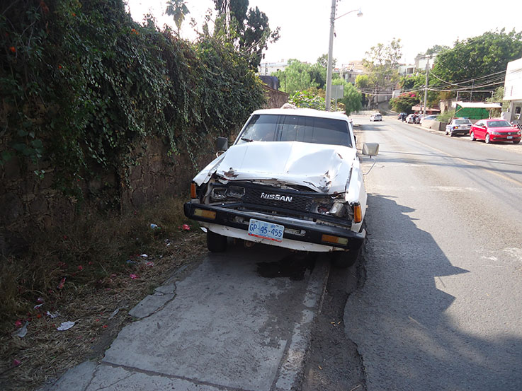 Choque de camionetas deja saldo de una menor lesionada