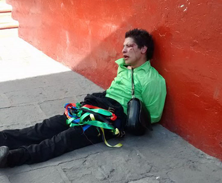 Detienen a golpeador de policías turísticos