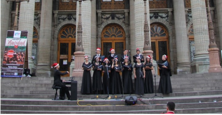 Coro de la UG inaugura el programa de las “Fiestas Navideñas”