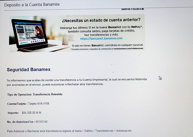 Capitalinos sufren estafas por correos electrónicos