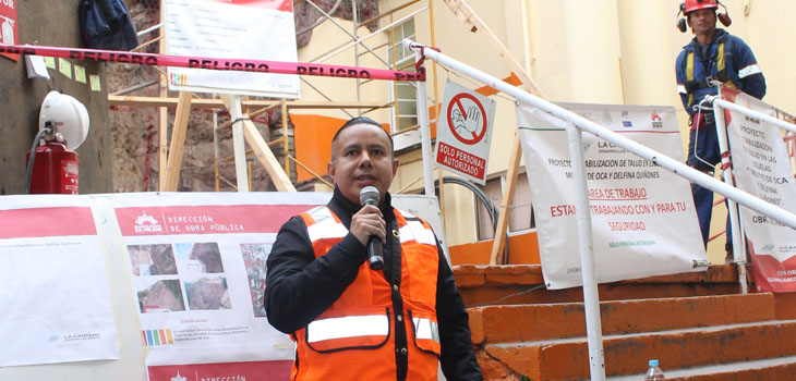 Inaugura alcalde inicio de obra en beneficio de escuelas