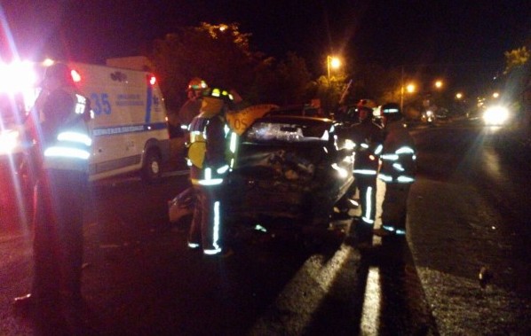 Se lesionan madre y bebé de seis meses en choque en Marfil