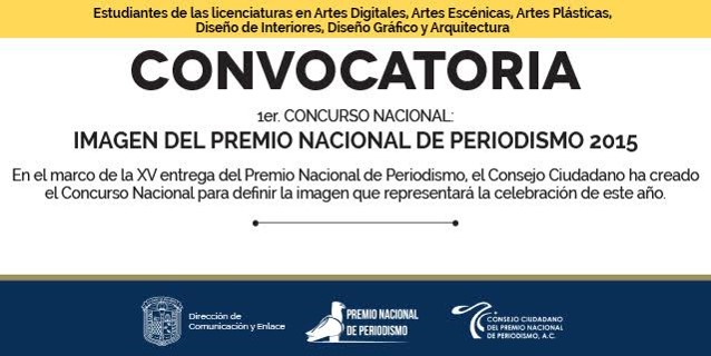 Invitan a estudiantes a participar en la creación de la imagen del Premio Nacional de Periodismo