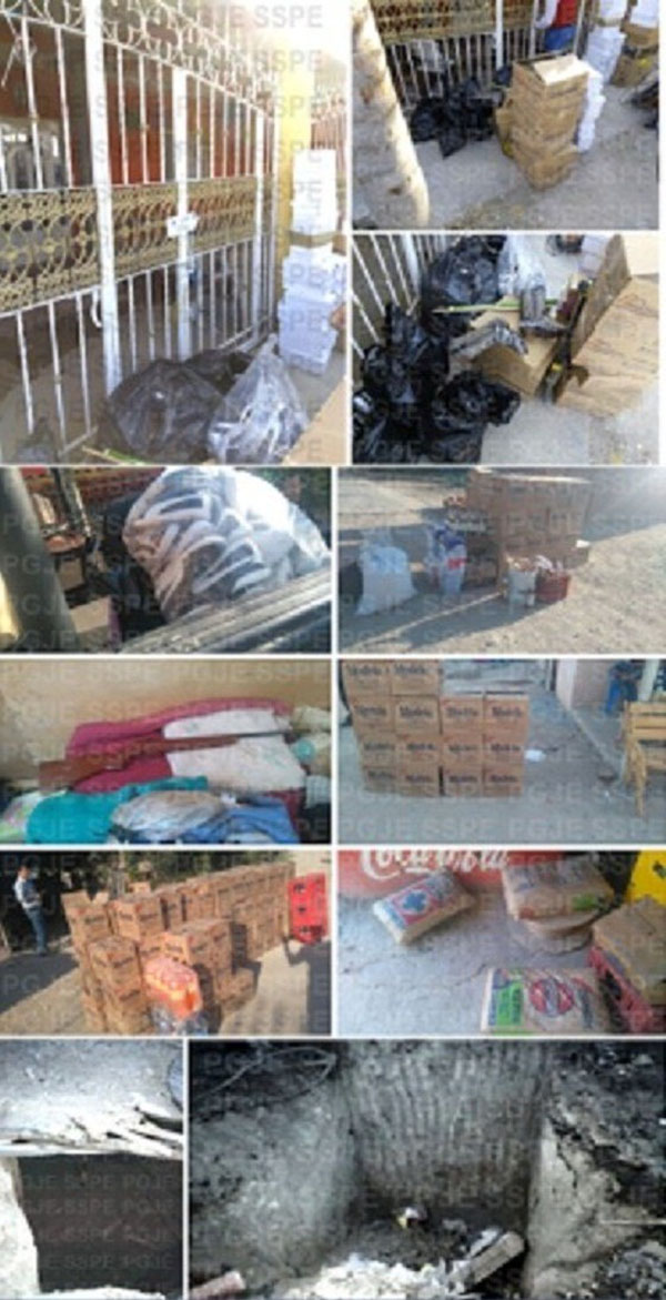 Decomisan mercancía robada de tres