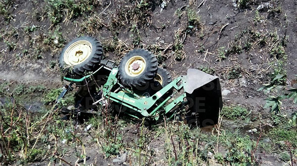 Detienen a presuntos ladrones de tractores
