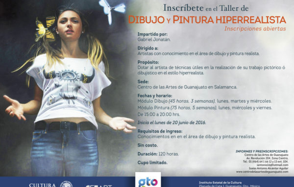 Invita IEC al taller de dibujo y pintura hiperrealista en el CEARG