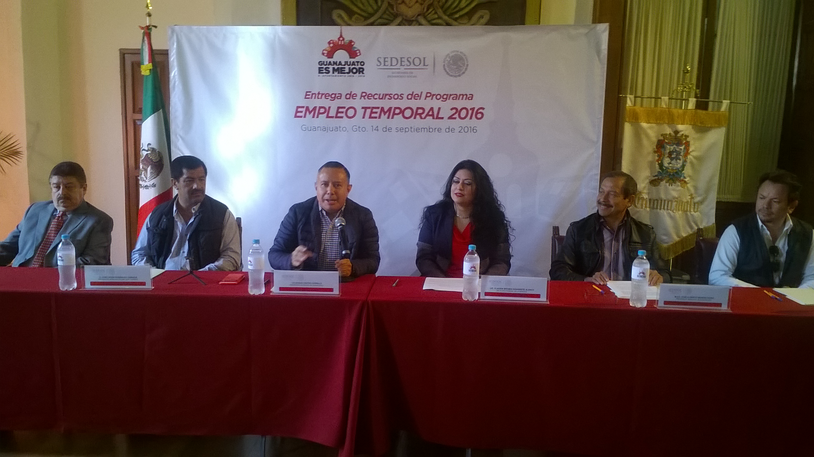 Sedesol entrega recursos a Guanajuato del programa Empleo Temporal 2016
