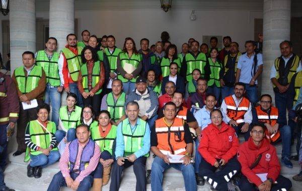 Preparan a Comunidad Universitaria con simulacro de evacuación total