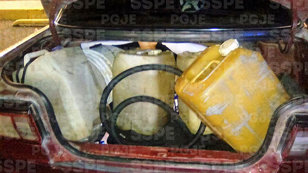 Detienen a presunto ladrón de hidrocarburo