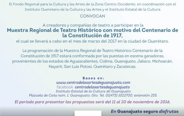 Convoca IEC a creadores y compañías teatrales a participar en muestra de teatro histórico.