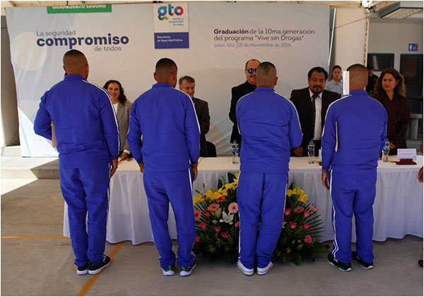 Concluyen programa de desintoxicación internos