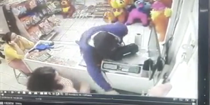 Graban en vídeo asalto en Salamanca