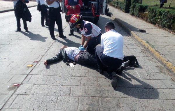 Derrapa en motocicleta