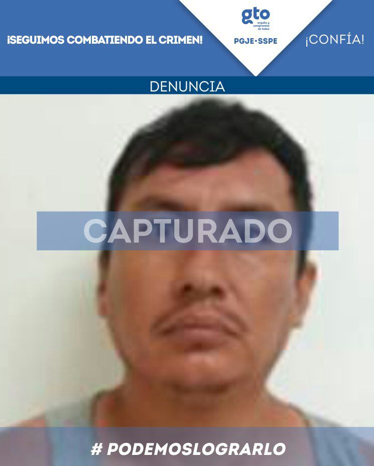 Captura PGJE y SSPE a secuestrador, estaba en lista de los más buscados en Guanajuato