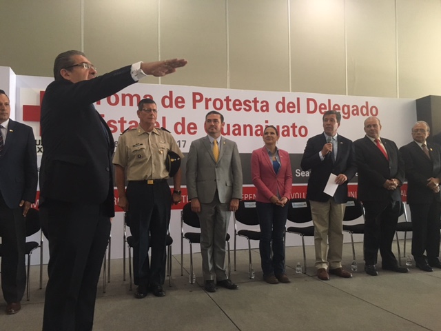 Entra Guillermo Franco como delegado de la Cruz Roja en Guanajuato