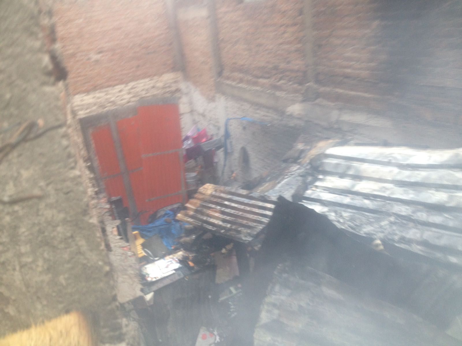 Causa movilización incendio de casa