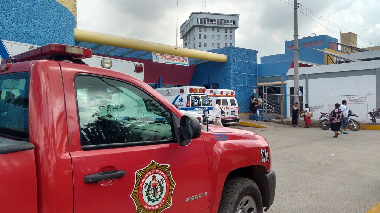 Bombero herido al acudir a servicio