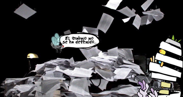 El trabajo no se ha detenido…