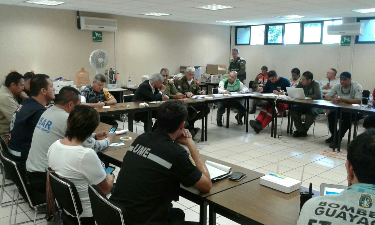 Participa Grupo USAR-Guanajuato en reunión de coordinación y logística