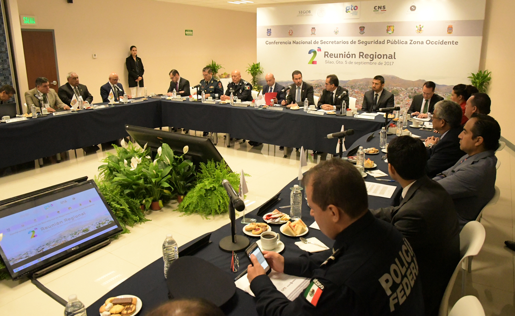 Inicia conferencia nacional de Secretarios de Seguridad Pública, región occidente