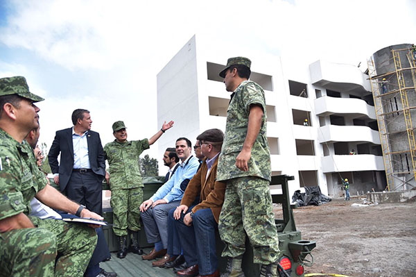 54% de avance en construcción de Brigada Militar