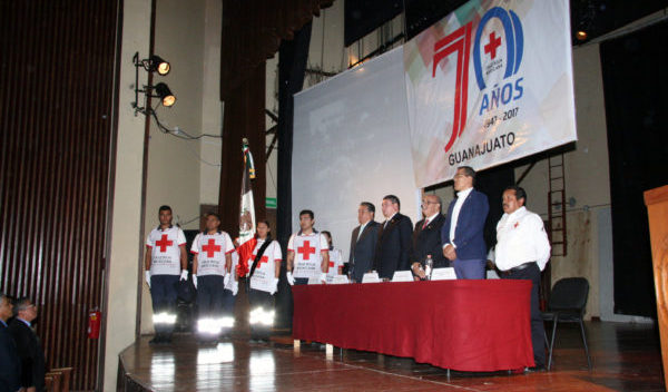 Cruz Roja celebra su 70 aniversario en Guanajuato