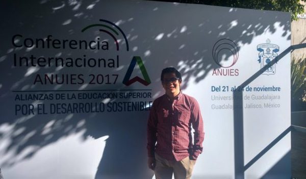 Alumno UG lleva a la ANUIES propuestas para impulsar el Desarrollo Sostenible