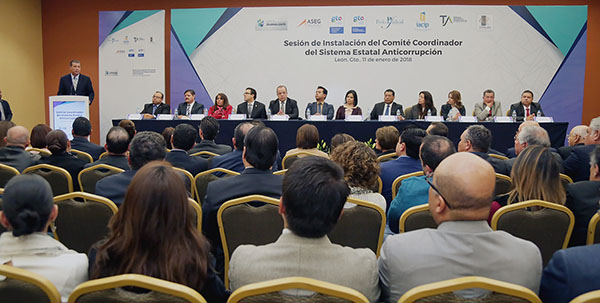 Instalan el Comité Coordinador del Sistema Estatal Anticorrupción