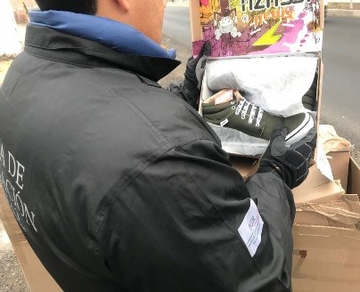 PGR decomisó más de 800 pares de zapatos pirata