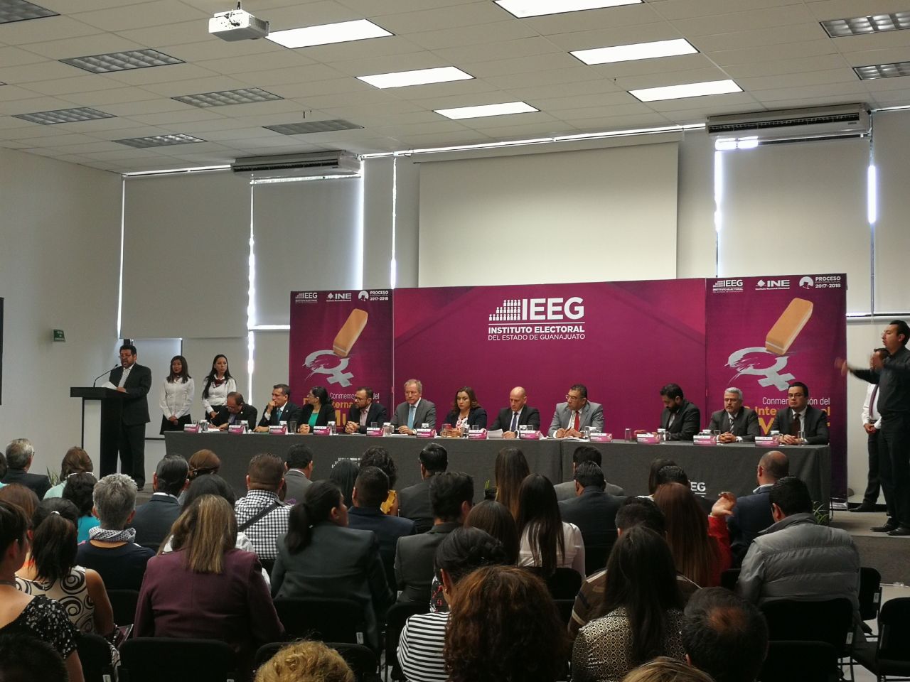 Se pronuncian IEEG e INE por la no violencia política-electoral