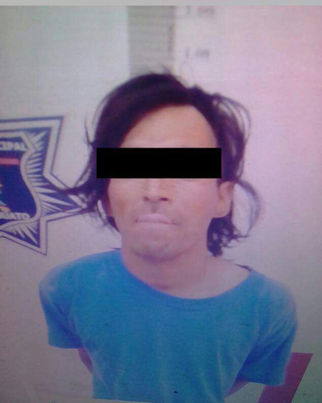 Capturan a asaltante con zapatos de mujer