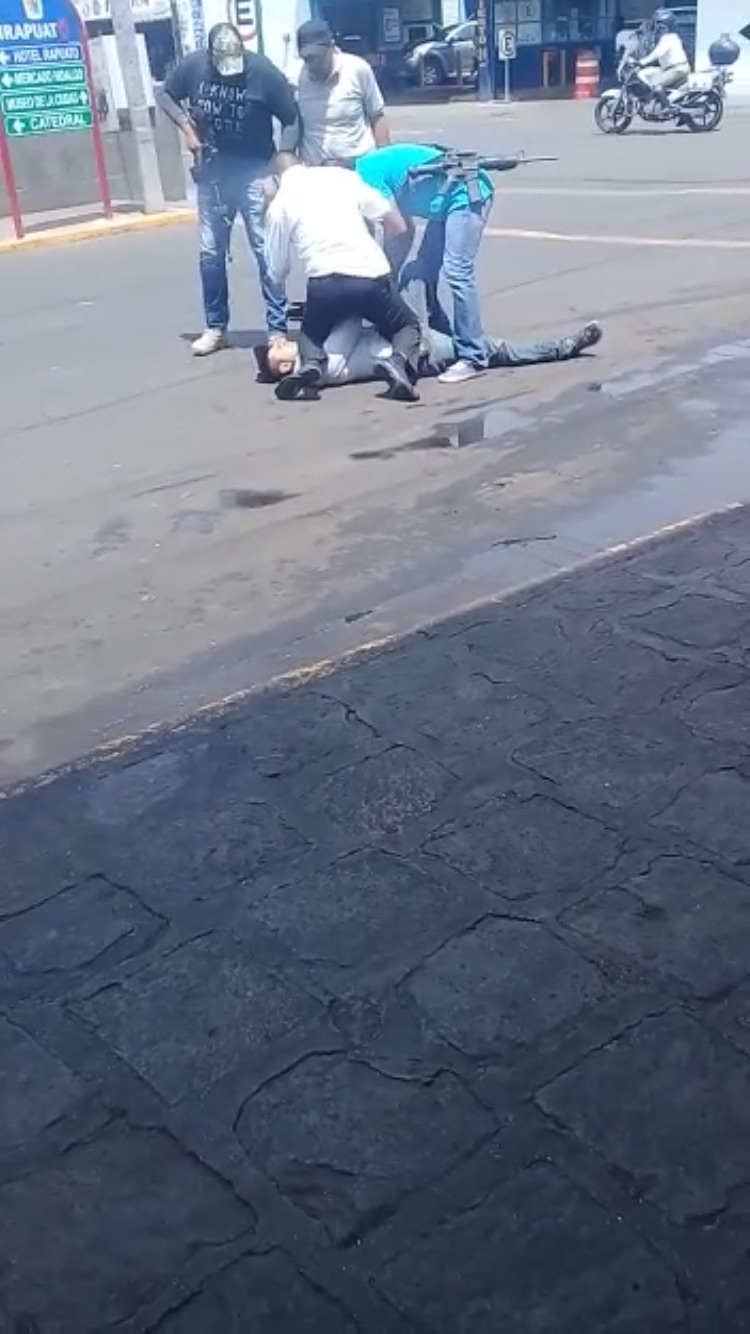 Balacera en el centro de Irapuato