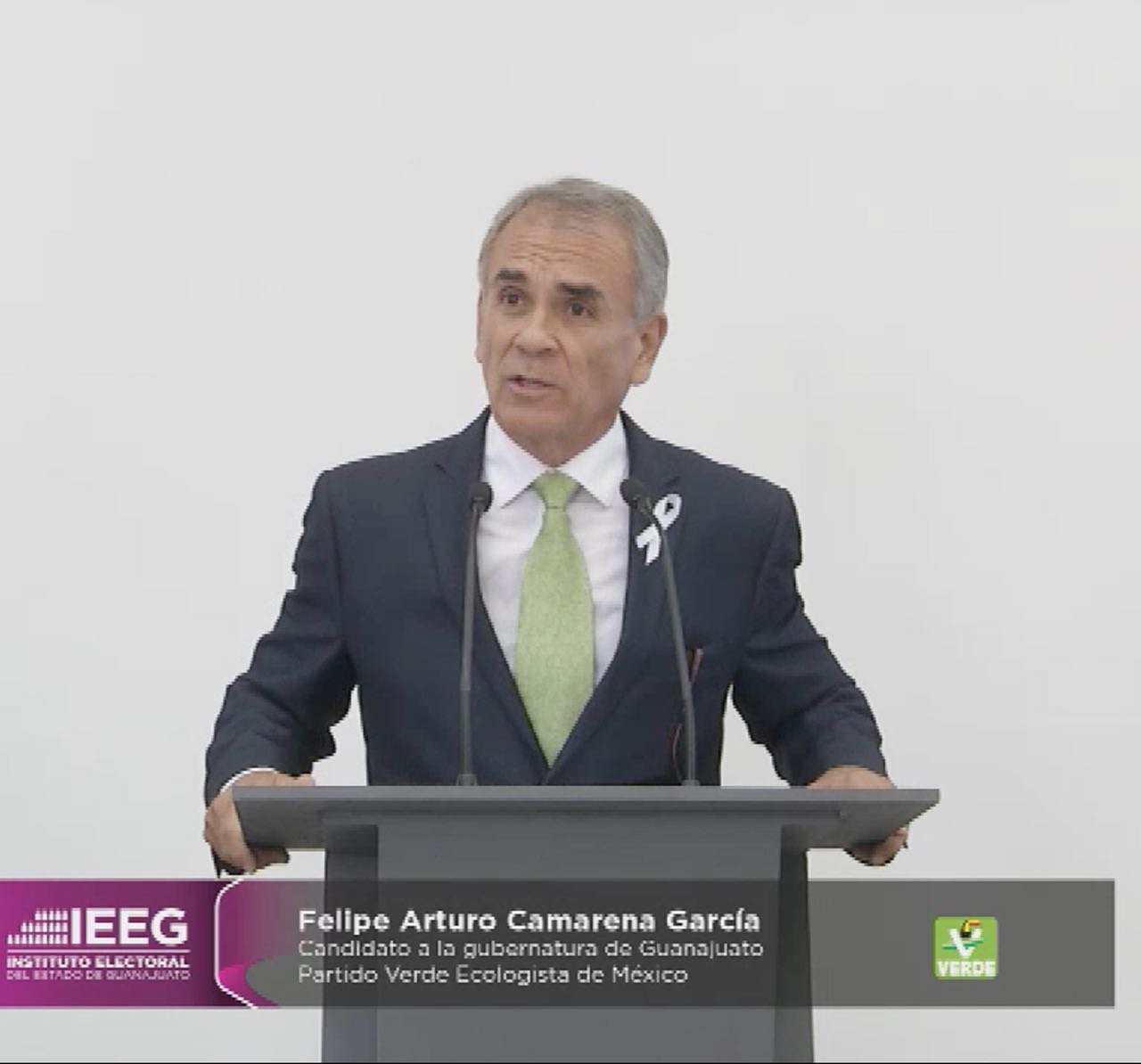 Felipe Camarena defiende su propuesta de gobierno en debate