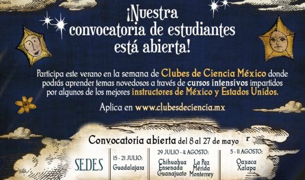 Clubes de Ciencia en México abren convocatoria a estudiantes UG
