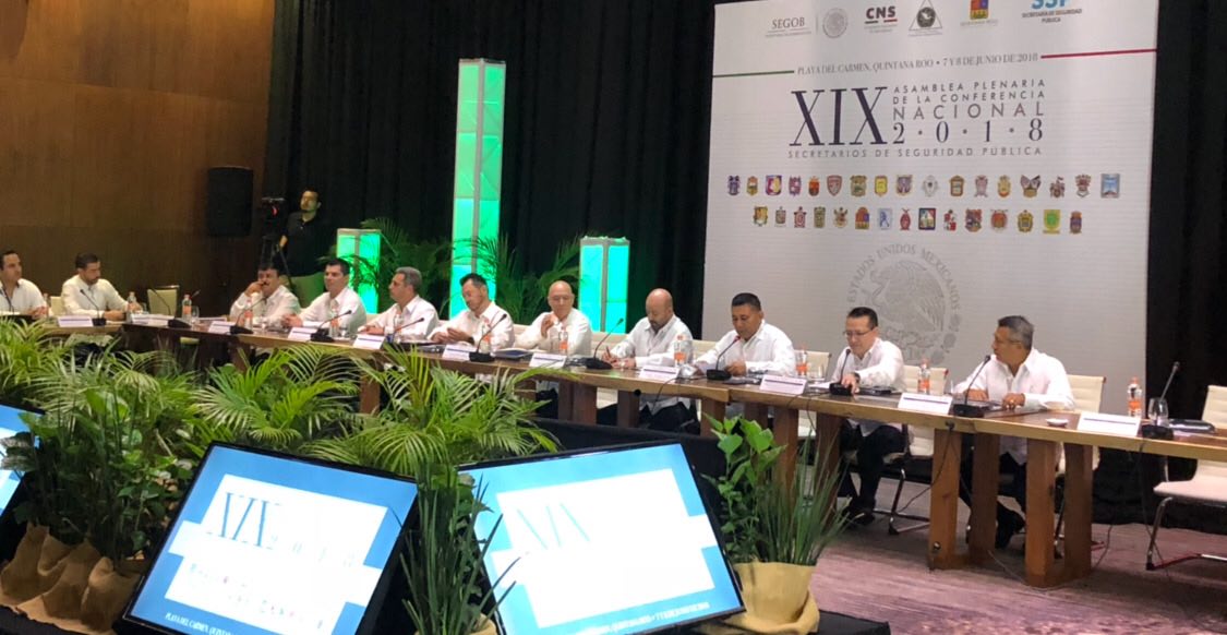 Se reúne la Asamblea Plenaria de la Conferencia Nacional de Secretarios de Seguridad Pública.