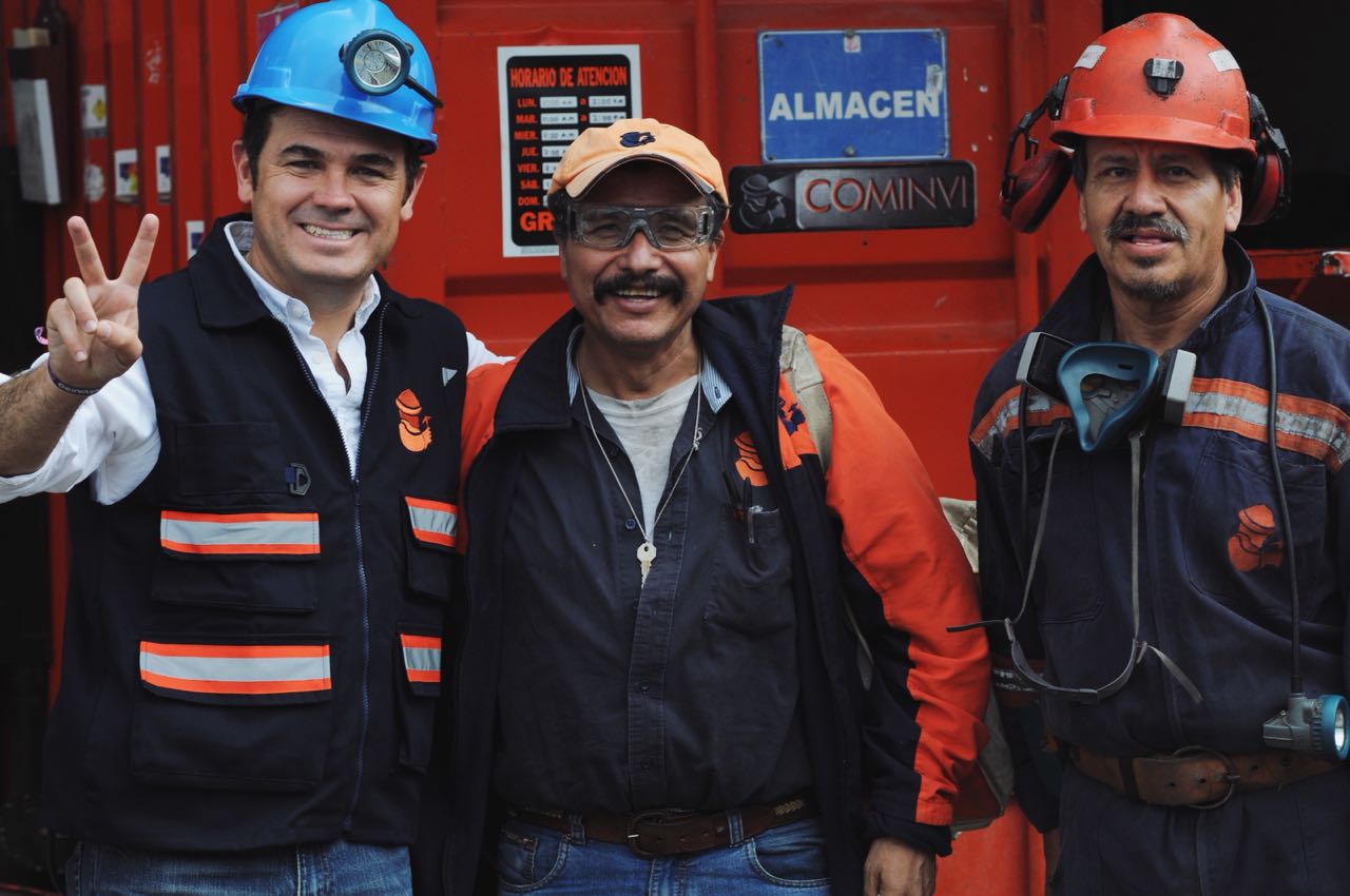 Alejandro Navarro se compromete a trabajar por los mineros de Guanajuato