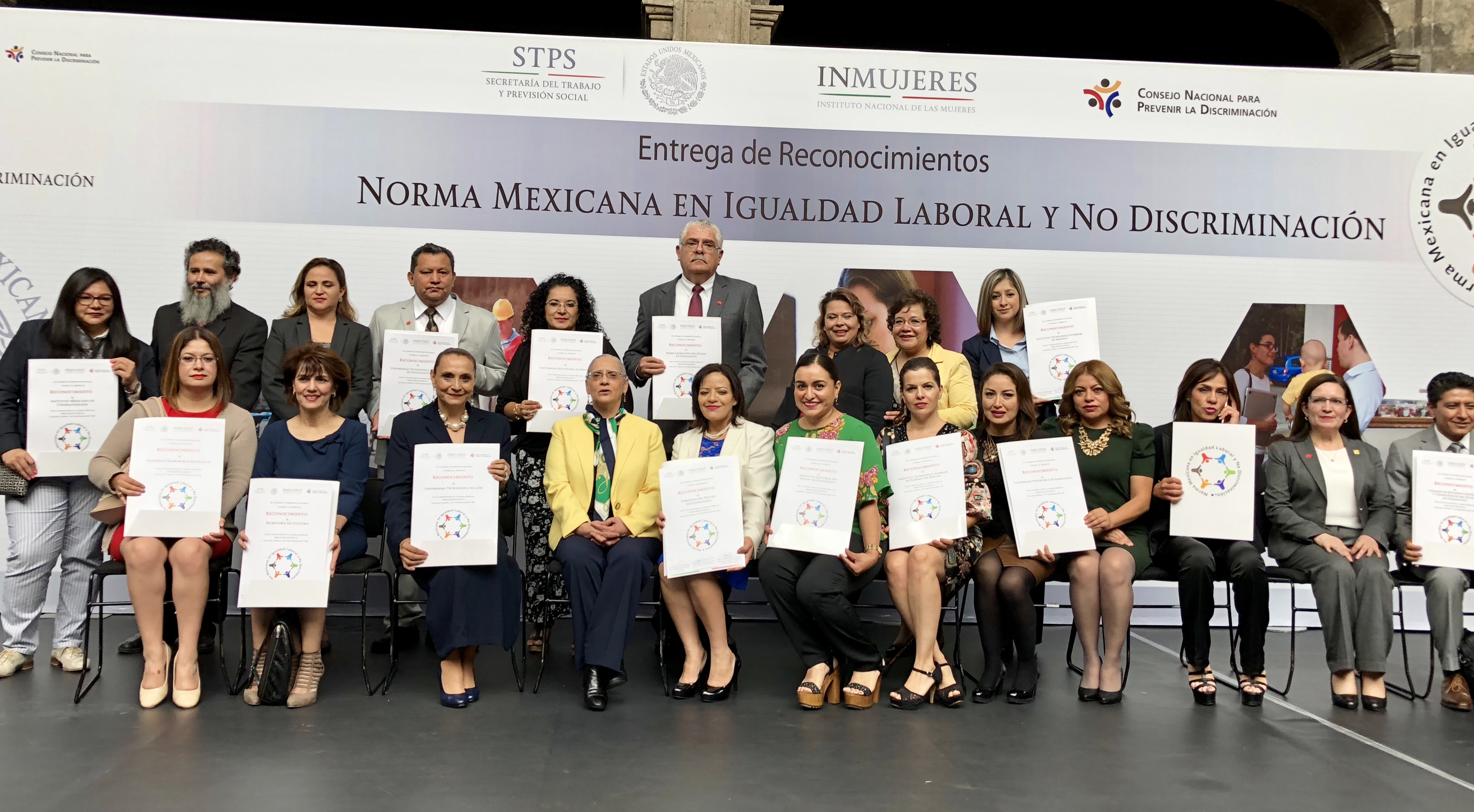 Guanajuato, primera entidad en tener certificación de los tres poderes en igualdad laboral