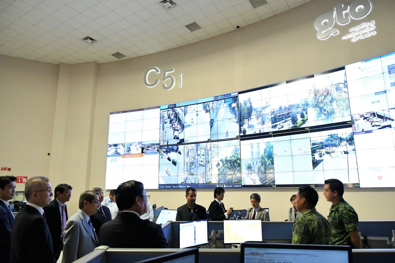 Personal de la Embajada de Japón en México visita el C5i