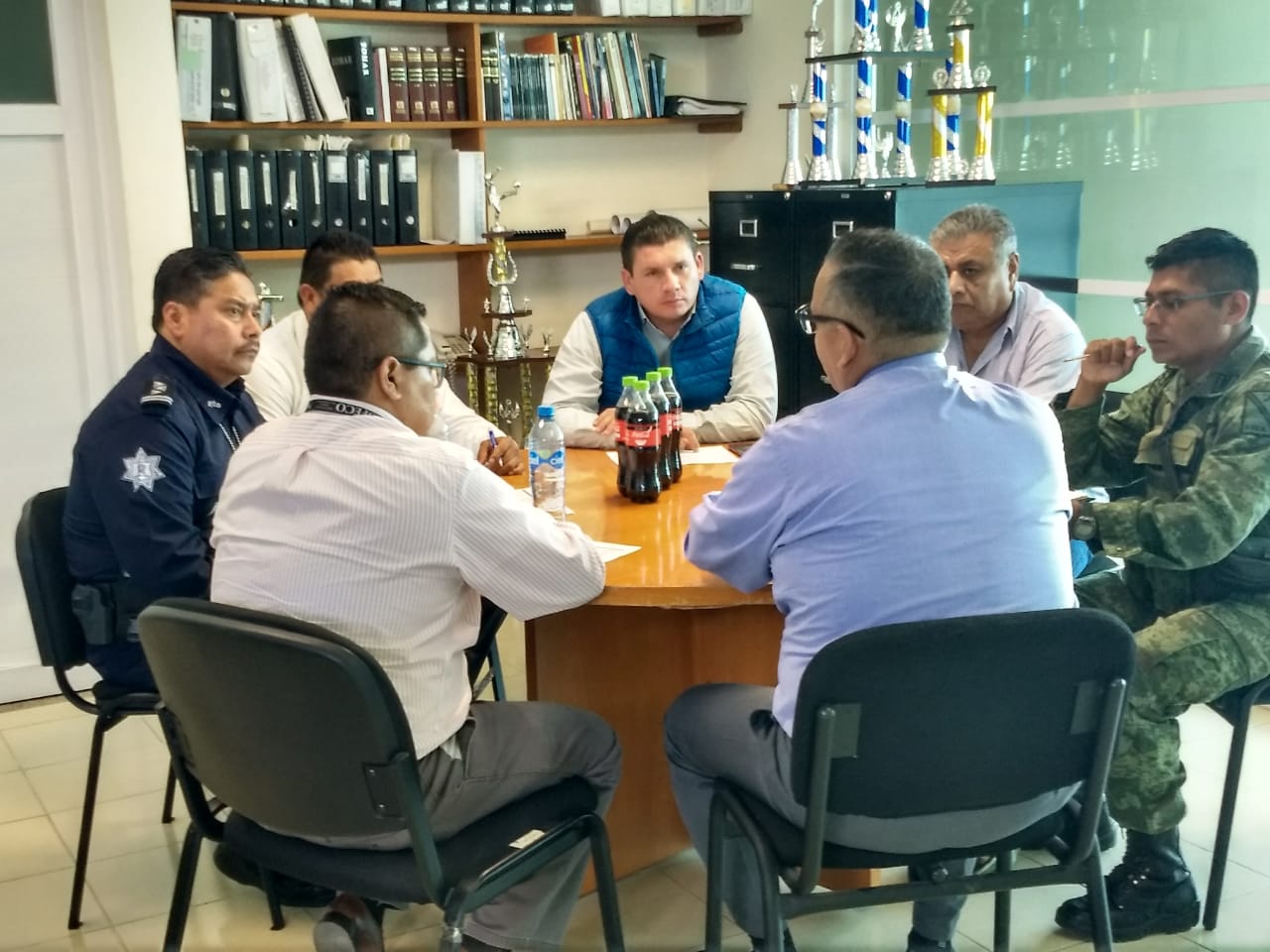 Se reúne Seguridad Ciudadana con las FSPE y la PGJE
