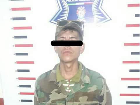 Lo detienen con arma casera