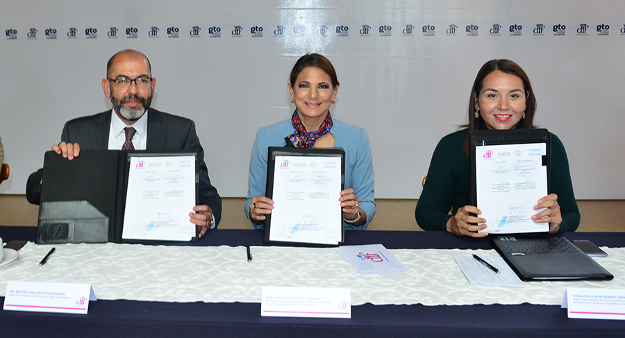 DIF Estatal Guanajuato y el Fórum Cultural Guanajuato firman convenio de colaboración
