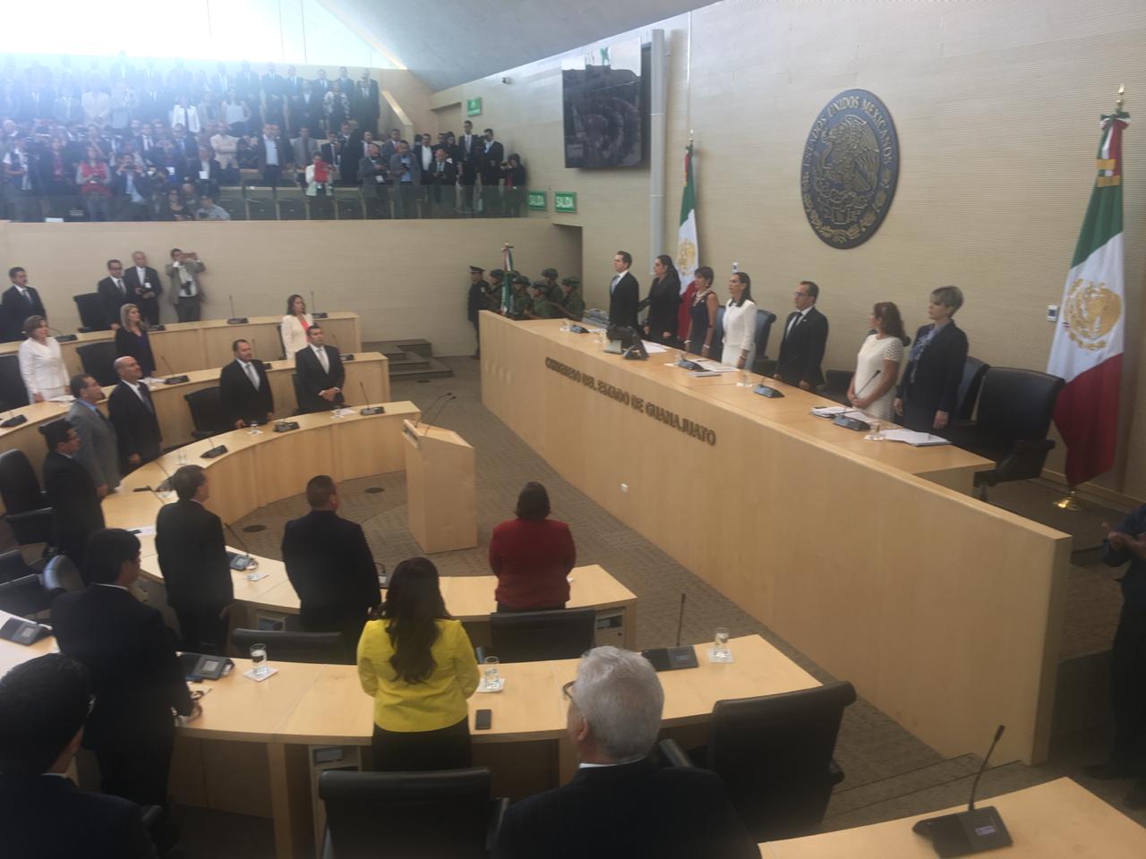 Queda instalada la LXIV legislatura de Guanajuato