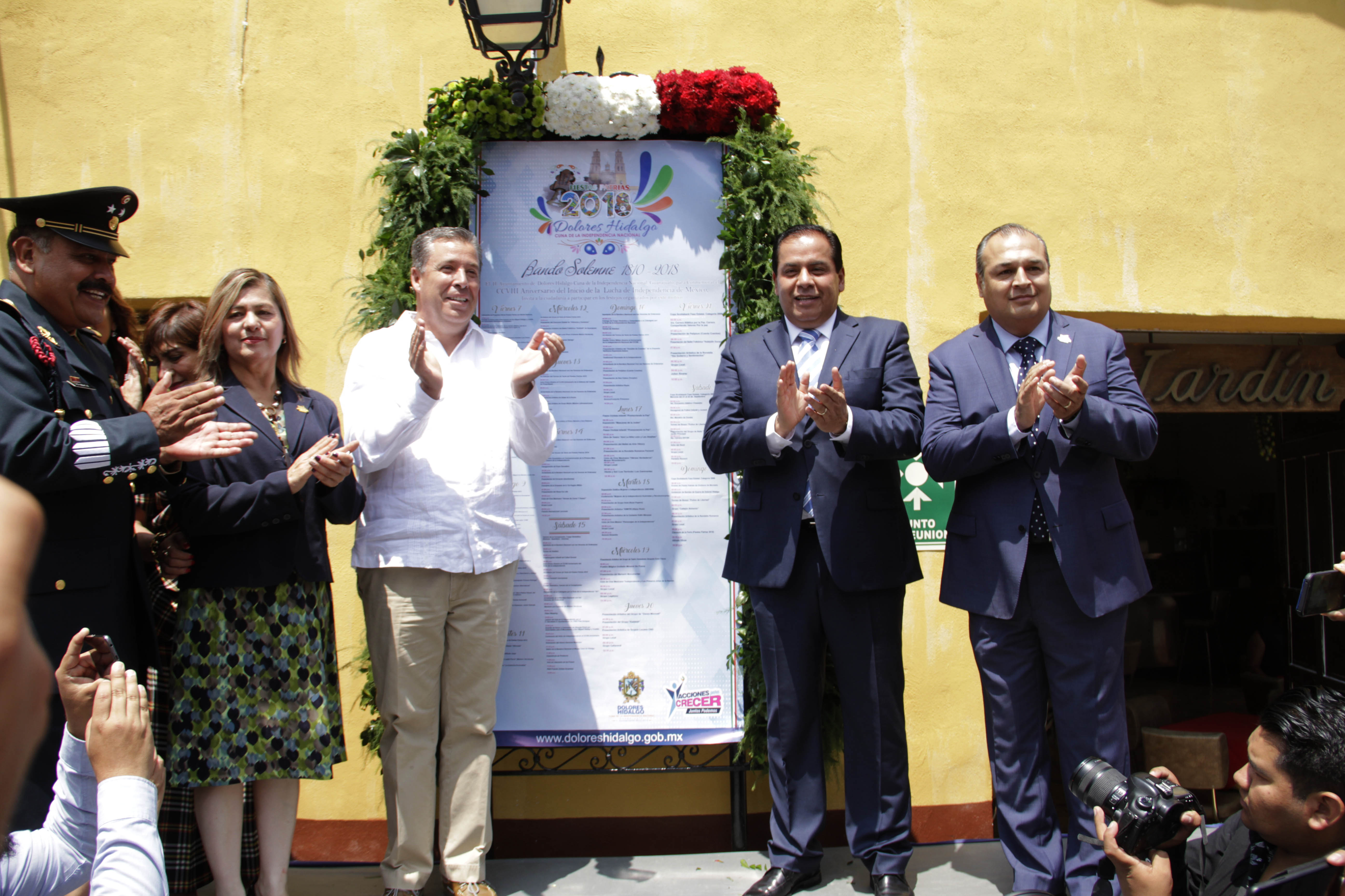 Inician oficialmente actividades del mes patrio en Dolores Hidalgo