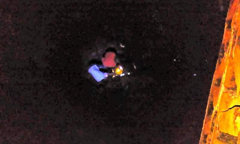Rescatan a hombre del río Marfil