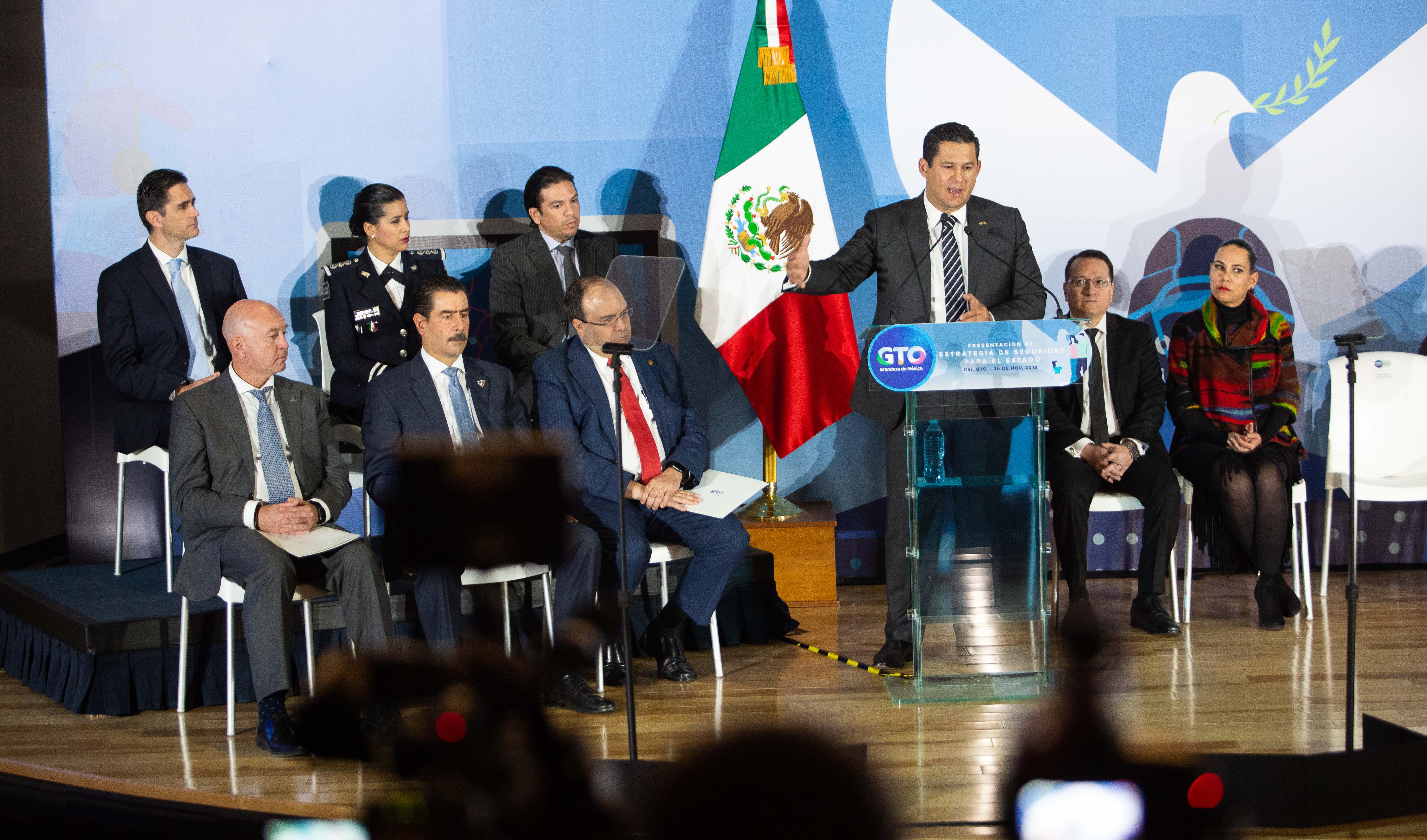 Presenta Ejecutivo estrategia de seguridad para Guanajuato