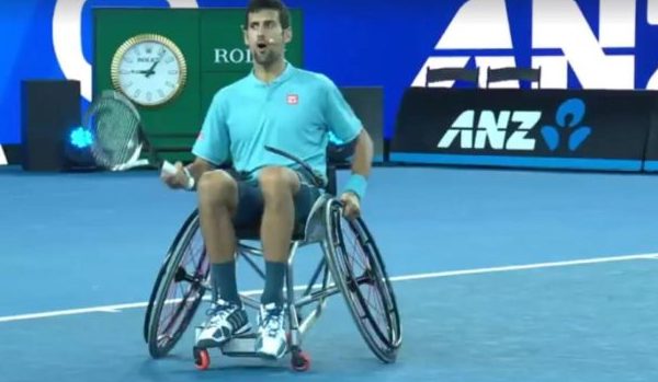 Tenis en silla de ruedas
